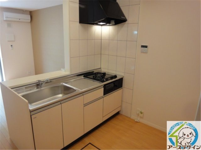 サンモール金ヶ崎のキッチン|パース写真