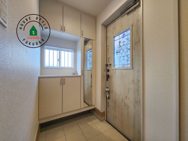 大野城市つつじヶ丘3丁目第1-2棟（2号棟）の防犯設備|二重ロックでしっかり防犯対策ができます。