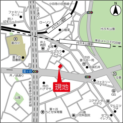 【地図】 | 代々木公園ハイツ