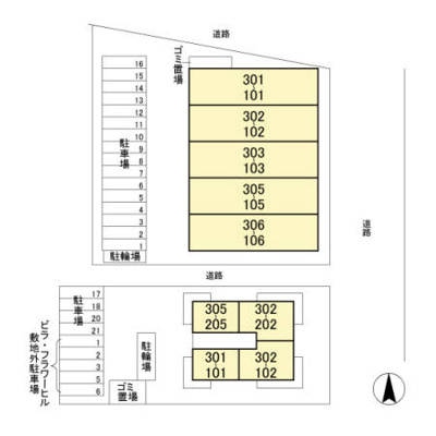 【区画図】 | ビラ・フラワーヒル