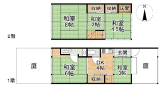 【間取り】 | 等持院南町貸家