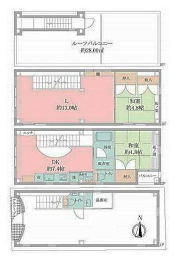 【間取り】 | JR京浜東北線「川崎」中古戸建