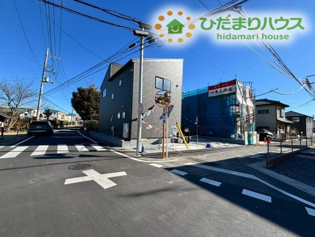 鴻巣市袋第2　新築一戸建て　リーブルガーデン　01の前面道路含む現地写真|閑静な住宅街で叶える静かな暮らし★