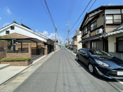 【前面道路含む現地写真】 | 中庄1丁目　分譲3区画B号棟