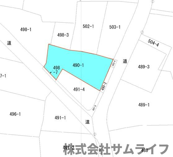 【土地図】 | 相田建築条件無し売地