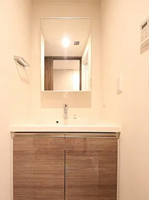 コンフォリア・リヴ北久宝寺Qの独立洗面台