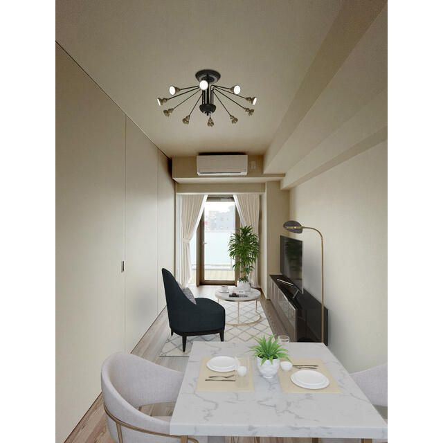 リビオ森下リバーテラスの居間・リビング