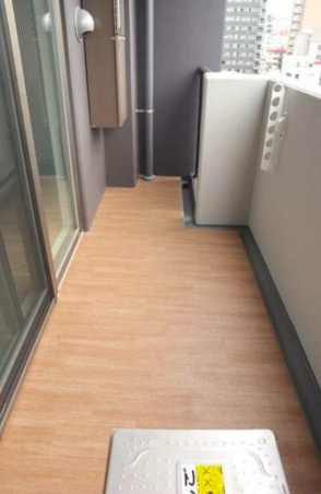 エルデ北堀江のバルコニー