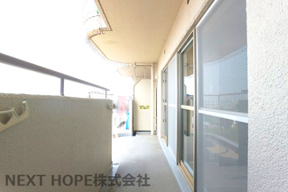 【バルコニー】 | 立花グリーンハイツ1号棟 | 陽当たり良好な南向きバルコニーです♪