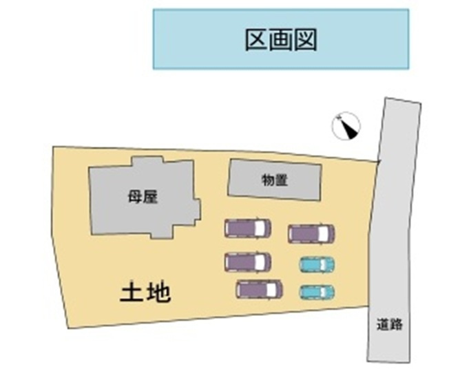 中古一戸建　熊谷市弁財138-1（リフォーム住宅）の区画図