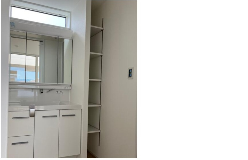 上益城郡益城町新築戸建ての独立洗面台