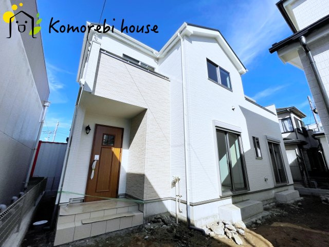 さいたま市北区吉野町二丁目191番14　新築一戸建て　ハートフルタウン　Aの外観|耐久性に優れたサイディング貼りの外観。雨風に強く、汚れにくい素材で美しさが長持ちします。日々のメンテナンス負担を軽減し、家族の暮らしをしっかり守る安心の新築住宅です。