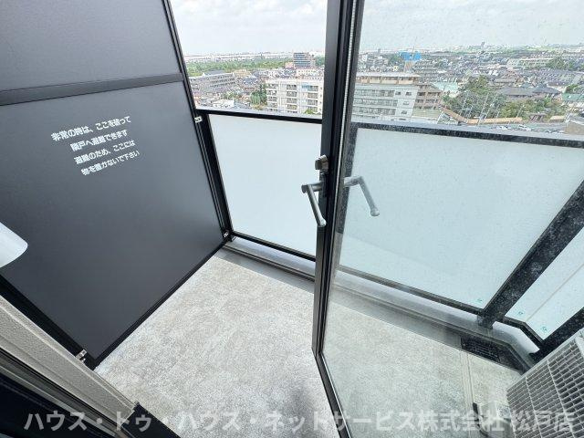 S-RESIDENCE松戸Iriseのバルコニー