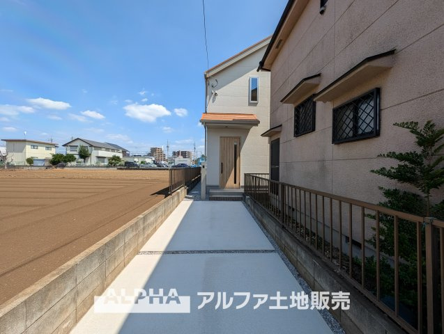 立川市一番町3丁目　新築の前面道路含む現地写真