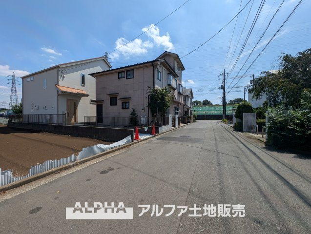 立川市一番町3丁目　新築の前面道路含む現地写真