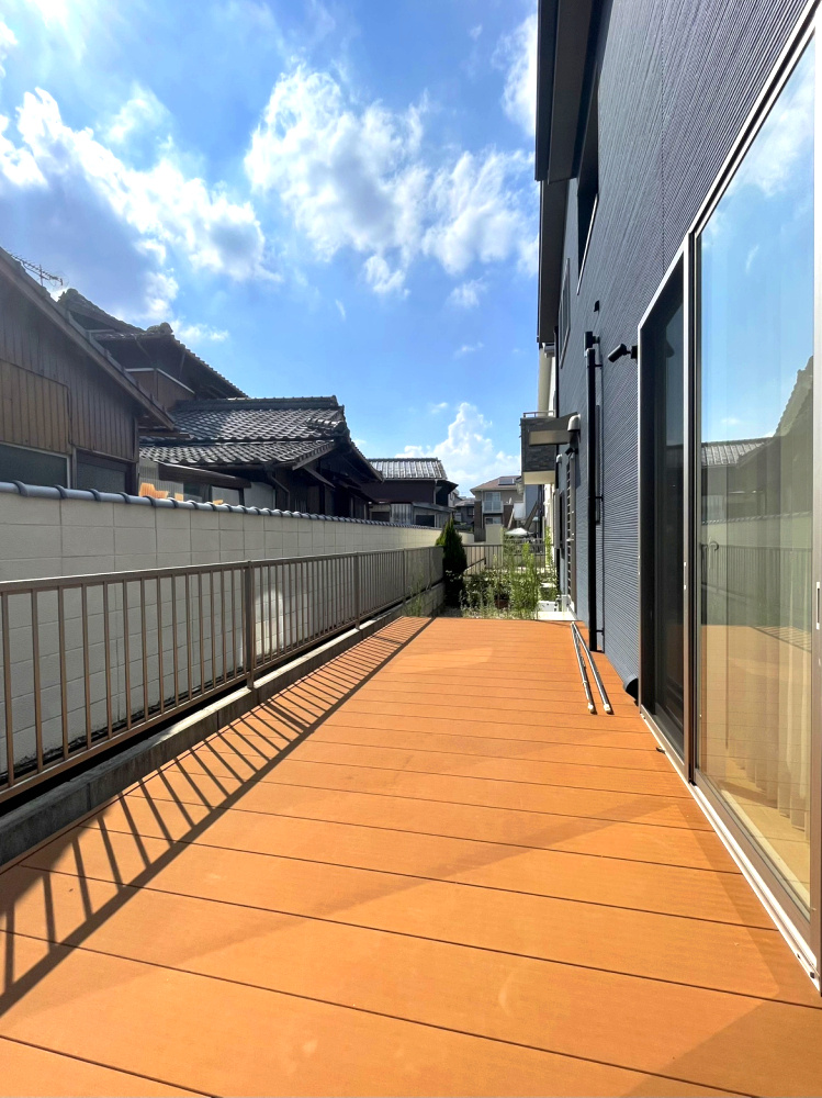 多肥上町　戸建の庭