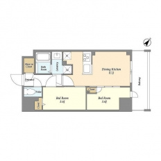 Ａｕｇｕｓｔａ　Ｒｅｓｉｄｅｎｃｅ　新小岩の間取り