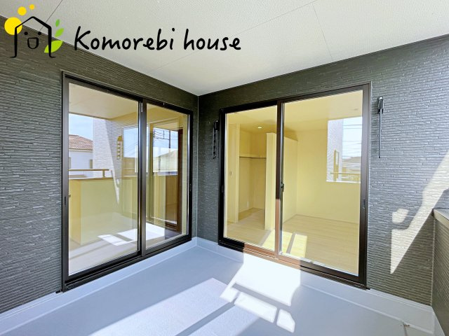 鴻巣市袋　第2　新築一戸建て　リーブルガーデン　01のバルコニー|バルコニーがあります