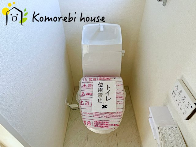 鴻巣市袋　第2　新築一戸建て　リーブルガーデン　01のトイレ|トイレもきれいです