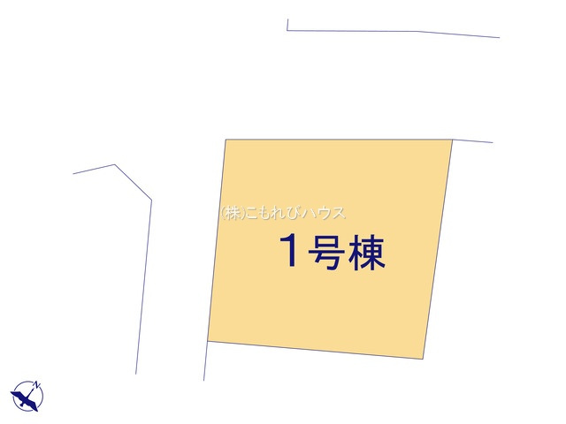 鴻巣市袋　第2　新築一戸建て　リーブルガーデン　01の区画図|1号棟
