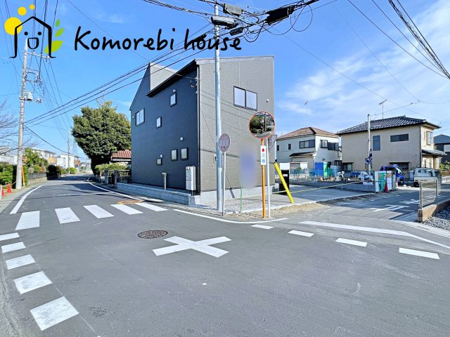 鴻巣市袋　第2　新築一戸建て　リーブルガーデン　01の前面道路含む現地写真|前面道路含む現地写真です