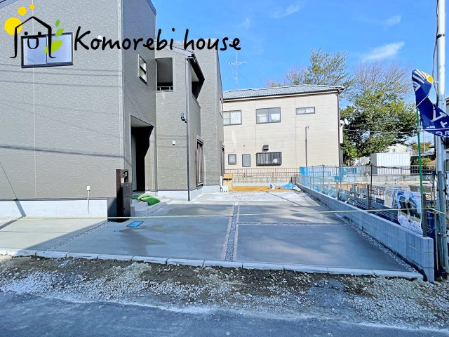 鴻巣市袋　第2　新築一戸建て　リーブルガーデン　01の駐車場|カースペースがあります