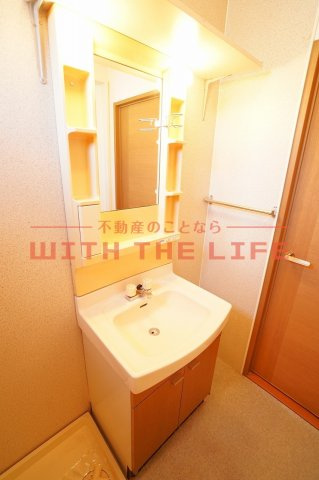 セジュール幸Ⅱ【キャッシュバック対象物件】の独立洗面台|独立洗面台あり、毎朝おしゃれに忙しい女性の方におすすめです