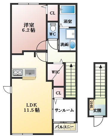 【間取り】 | ビーナスベルト