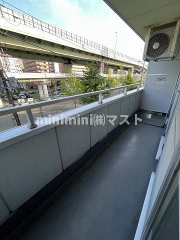 ボンジュール九条南のバルコニー|※別号室参考写真