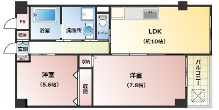 Maison Akashiの間取り
