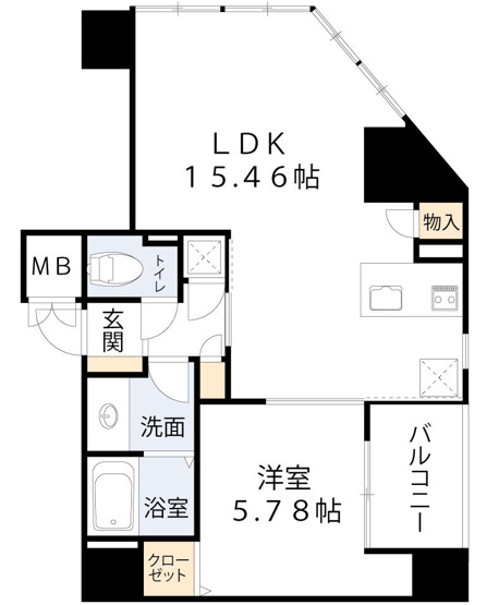 【間取り】 | フォレステージュ西本町