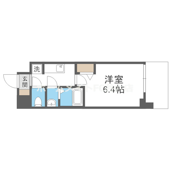 【間取り】 | Alivis都島北通
