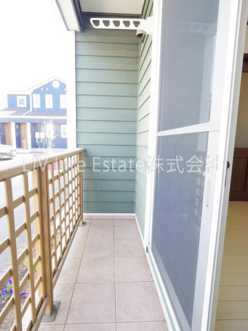 ビガライトビレッジIIのバルコニー