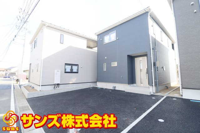 郡山市大槻町字三角田　　　２号棟　　　大槻小学校、大槻中学区の外観|北側前面道路