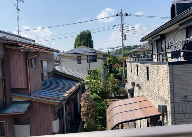 【展望】 | 眺望を気にして物件を探す場合、前面に建物が建っていないか現地で確認しましょう！前面に建物があると景色はもちろん、日当たりや風通しにも影響が出てきます。住んだ時のことを想像しながら現地見学をしましょう。