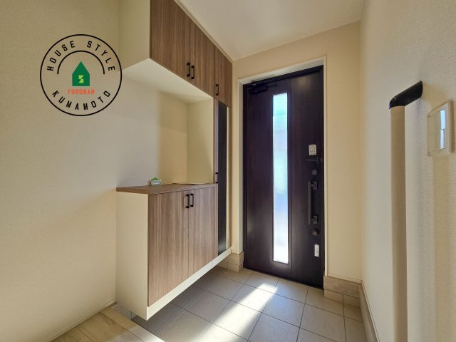 熊本市東区小峯4丁目第1-2棟（1号棟）の内観：施工例|二重ロックでしっかり防犯対策ができます。