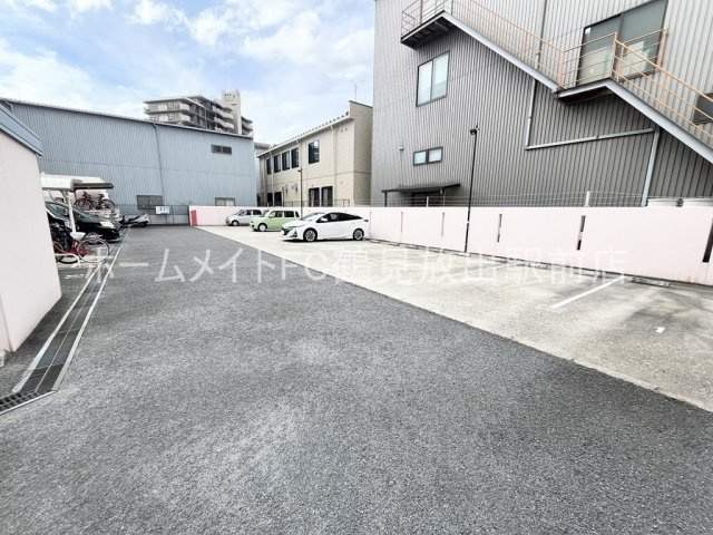 オークハイツの駐車場