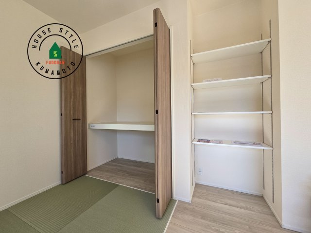 熊本市東区小峯4丁目第1-2棟（2号棟）の収納|収納には困りません。