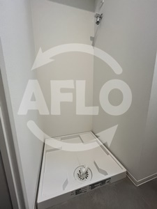 レジュールアッシュ谷町四丁目グランクラス　南大江小学校区の洗面所|レジュールアッシュ谷町四丁目グランクラス　洗濯機置き場