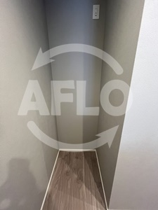 レジュールアッシュ谷町四丁目グランクラス　南大江小学校区のキッチン|レジュールアッシュ谷町四丁目グランクラス　冷蔵庫置き場