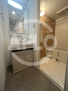 レジュールアッシュ谷町四丁目グランクラス　南大江小学校区の洗面所|レジュールアッシュ谷町四丁目グランクラス　洗面所