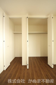 【収納】 | Livele Garden.S 鹿沼千渡第8 | 〇クロゼット〇
２F東側洋室の収納です/25.9.4撮影