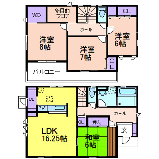 【間取り】 | Livele Garden.S 鹿沼千渡第8 | 〇間取図〇
4LDKの間取りです。