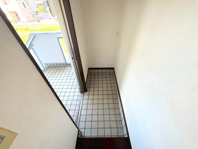 コーポアサノの玄関