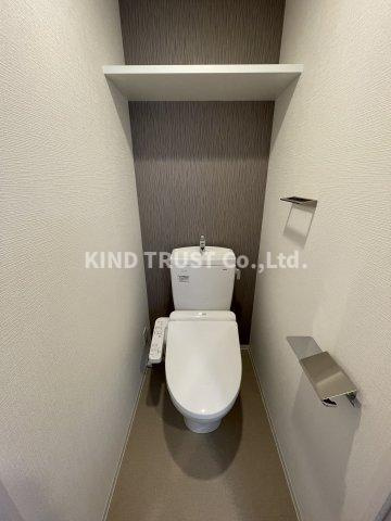エスリード大阪梅田リュクスのトイレ|落ち着いたトイレです