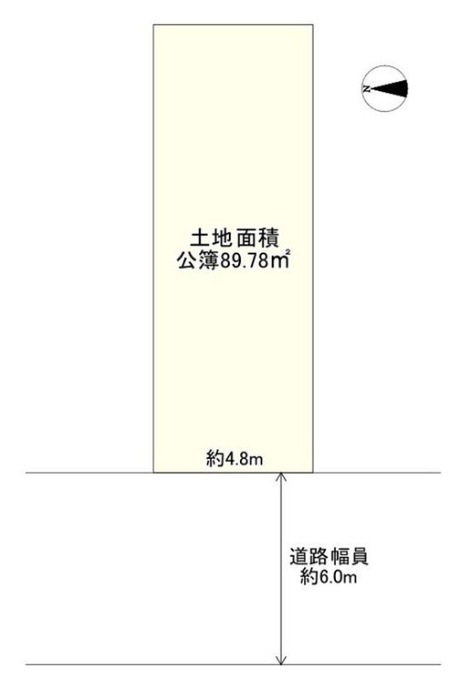 大阪市旭区新森3丁目　土地の土地図