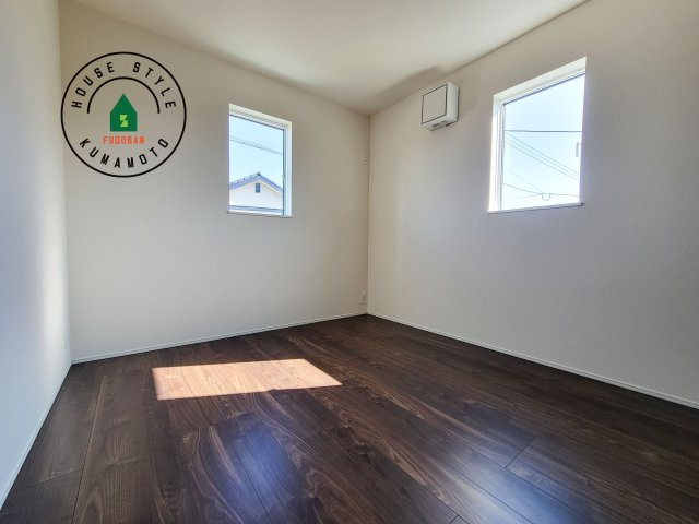 熊本市北区八景水谷3丁目第1-3棟（3号棟）の子供部屋|採光良好な洋室は全居室、複層ガラスの遮熱効果と断熱効果で、一年中快適に過ごせます。