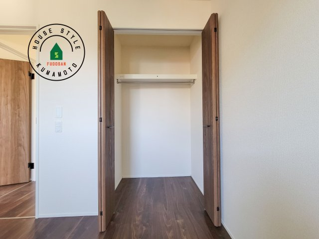 熊本市北区八景水谷3丁目第1-3棟（3号棟）の収納|収納には困りません。