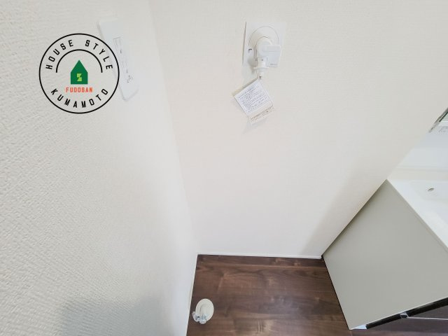 熊本市北区八景水谷3丁目第1-3棟（3号棟）の内観：施工例|ランドリースペースとなります。広々して有効的にご使用できます。 