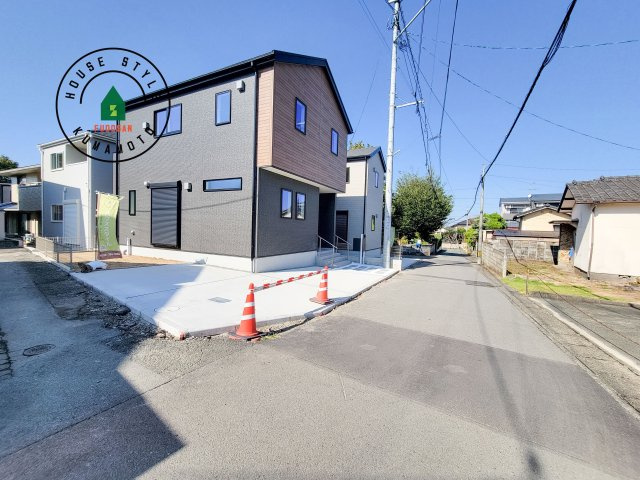 熊本市北区八景水谷3丁目第1-3棟（3号棟）の前面道路含む現地写真|見学の時間などお気軽にお問い合わせ下さい。